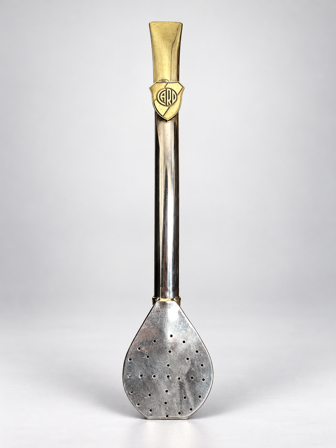 BOMBILLON de RIVER PLATE ALPACA/BRONCE DIJE DE BRONCE