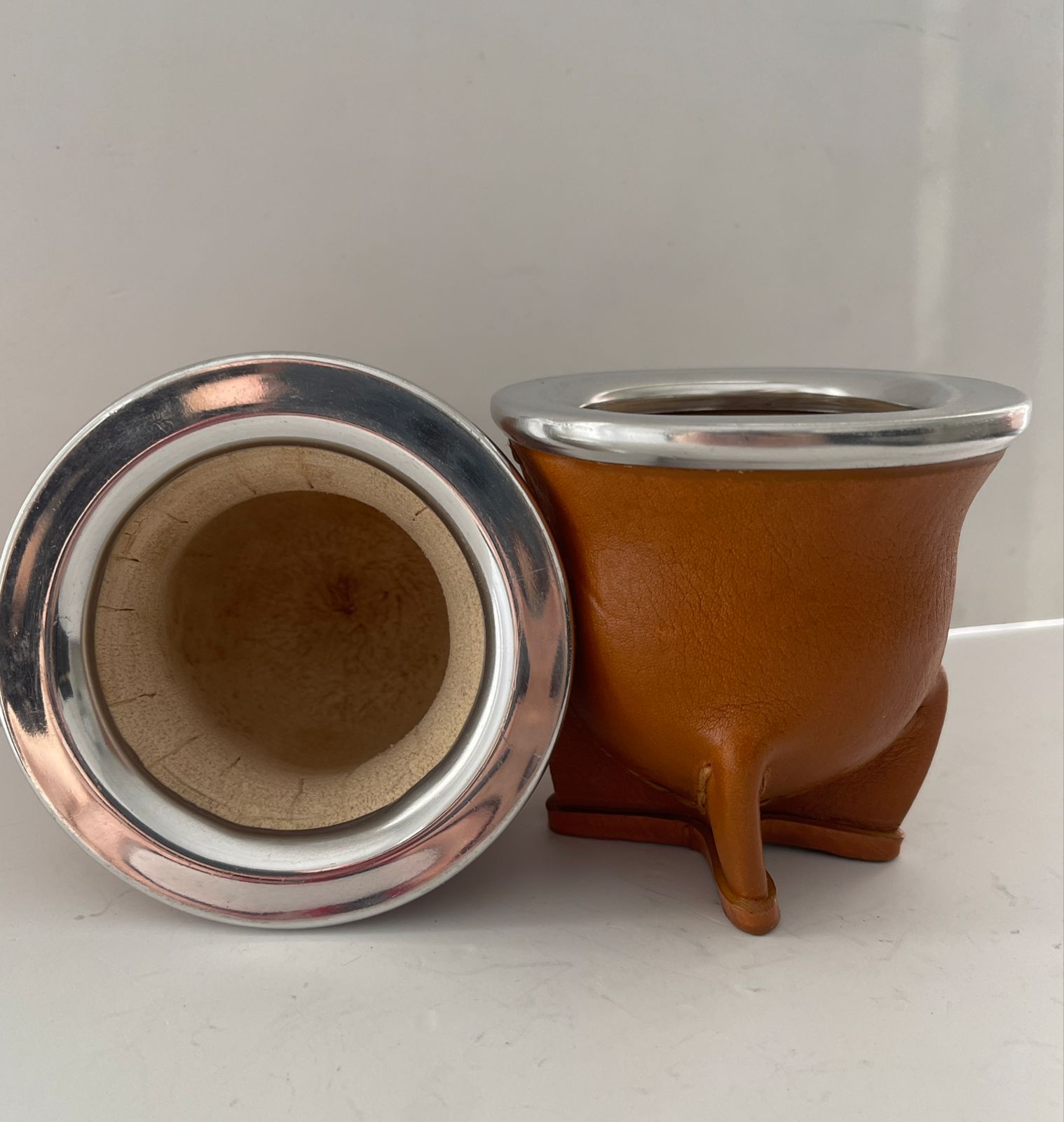 Camionero virola de aluminio int. calabaza - color suela - Imagen 2