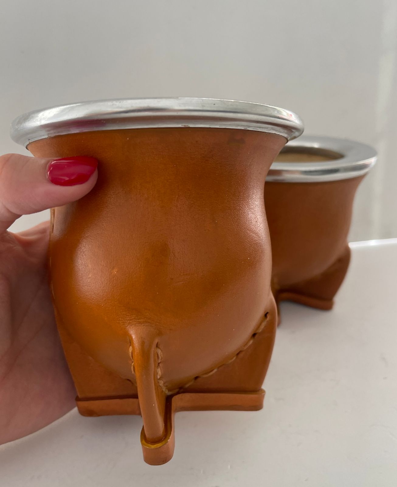 Camionero virola de aluminio int. calabaza - color suela