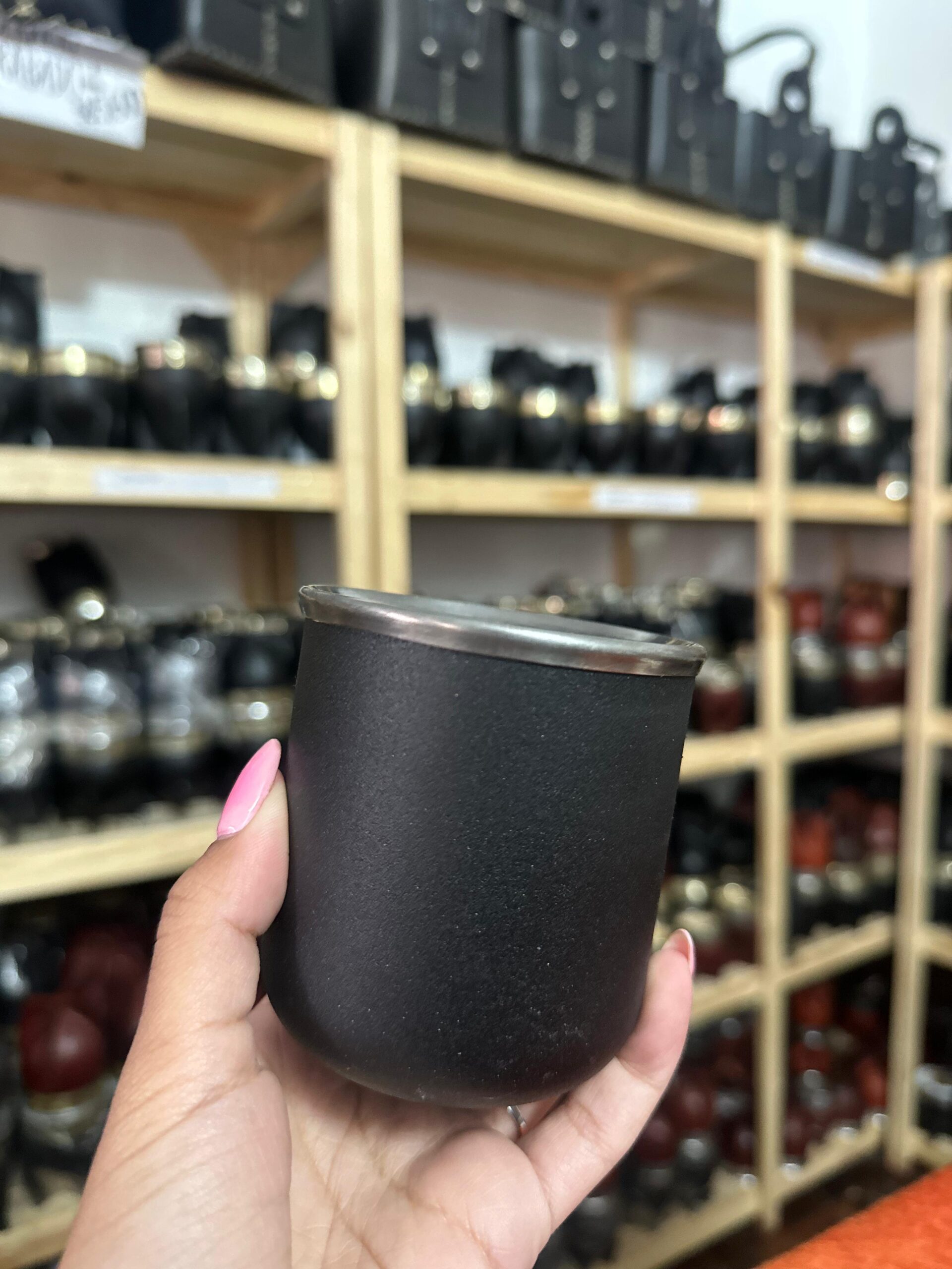 mate vasito termico negro