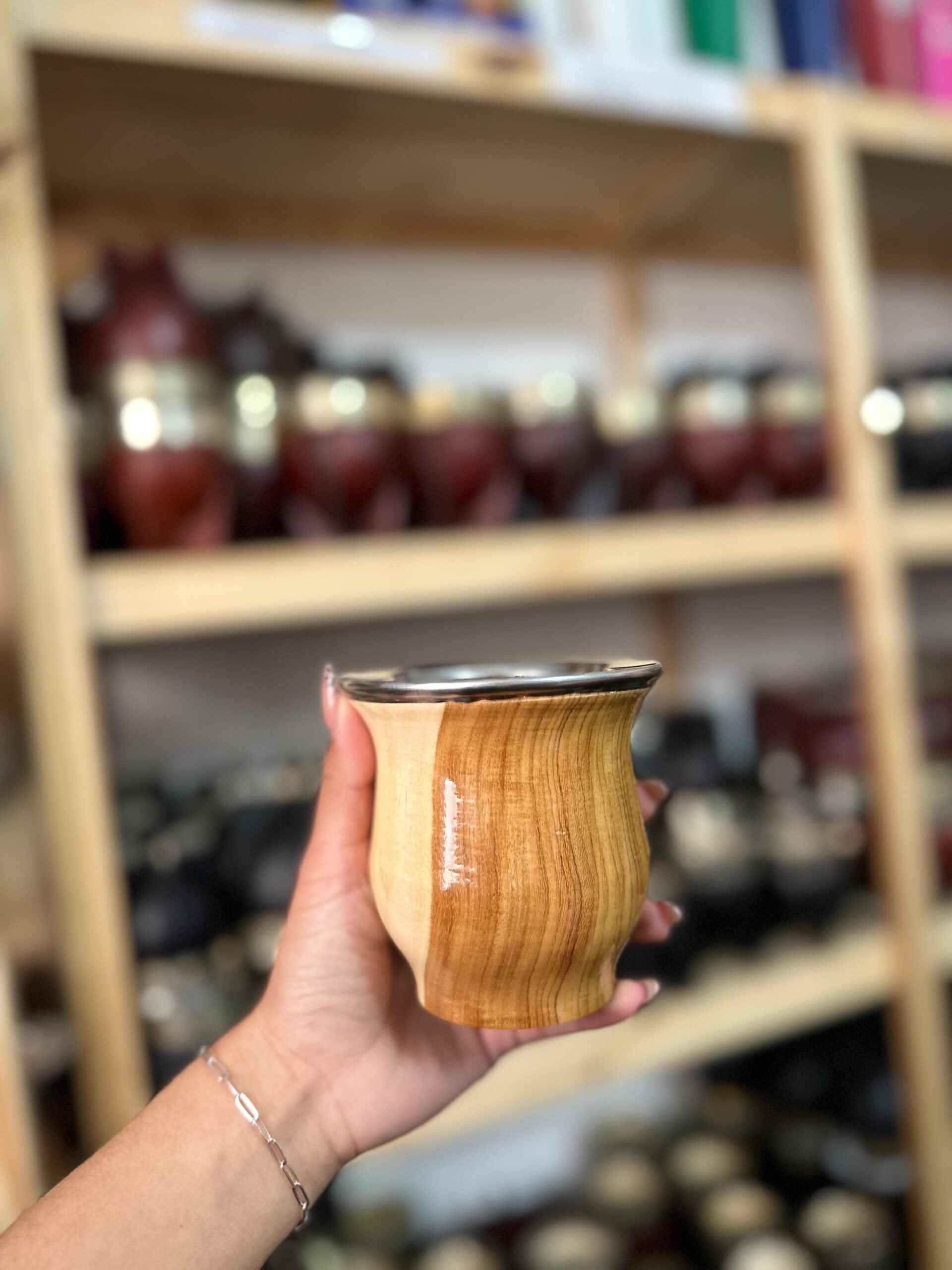 Camionero algarrobo BRILLOSO virola acero