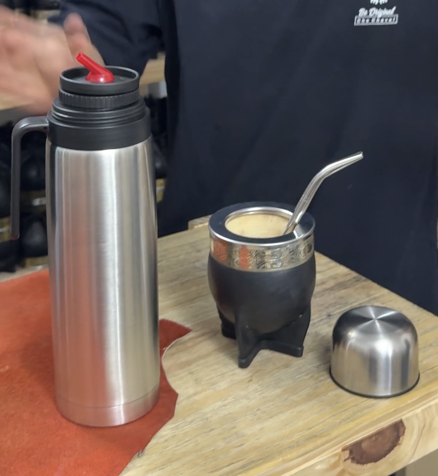 IMPERIAL ALPACA + TERMO 1L ACERO + BOMBILLA PICO DE LORO