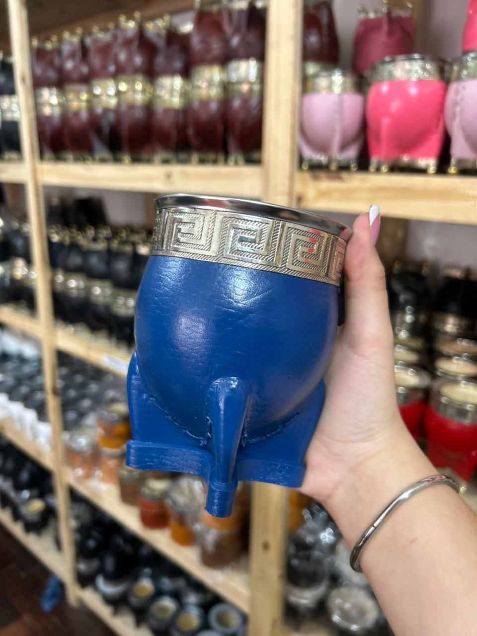 Imperial azul - guarda de alpaca - tamaño mediano