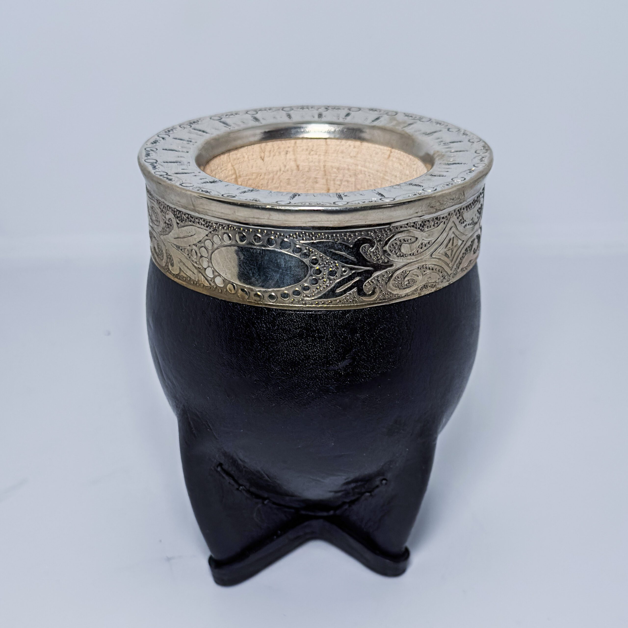 imperial guarda cincelada - cuero negro - interior calabaza - tamaño surtido