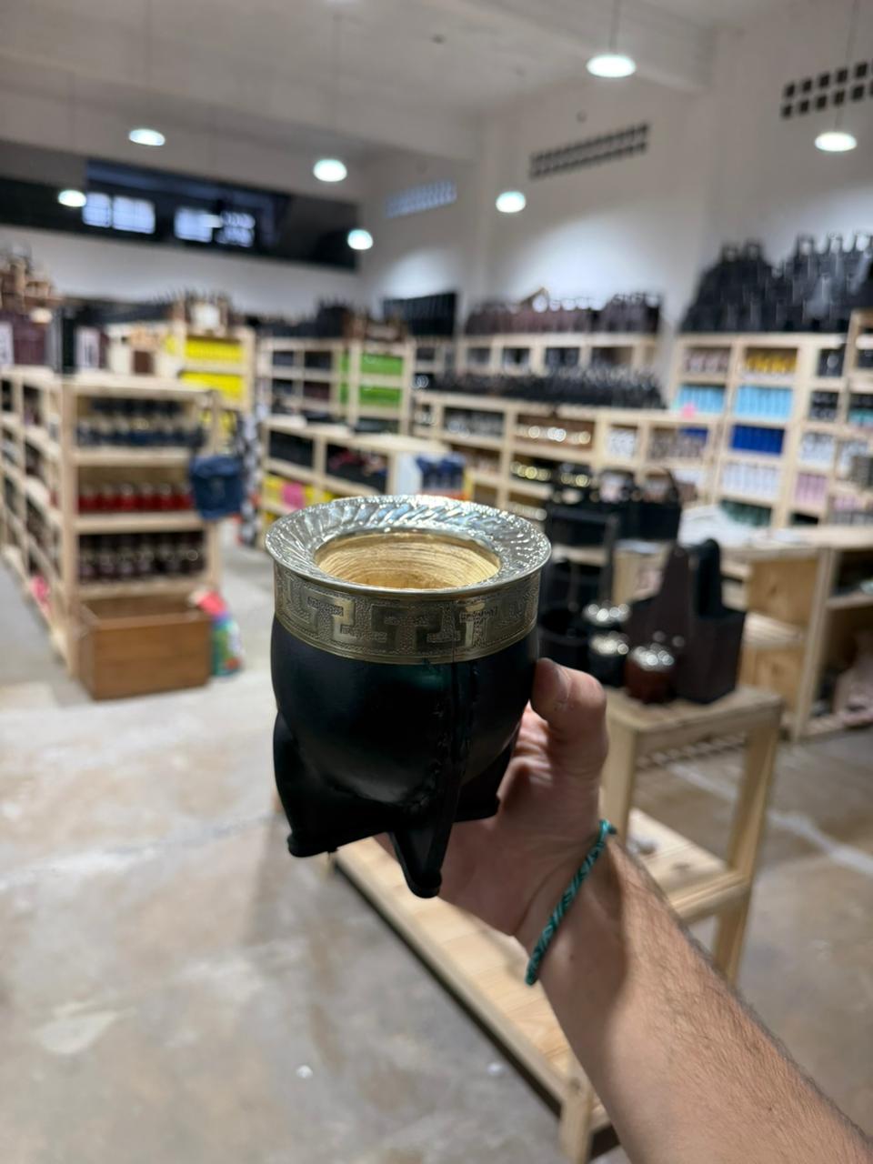 IMPERIAL GUARDA DE ALPACA - CUERO LISO NEGRO VIROLA INVERTIDA