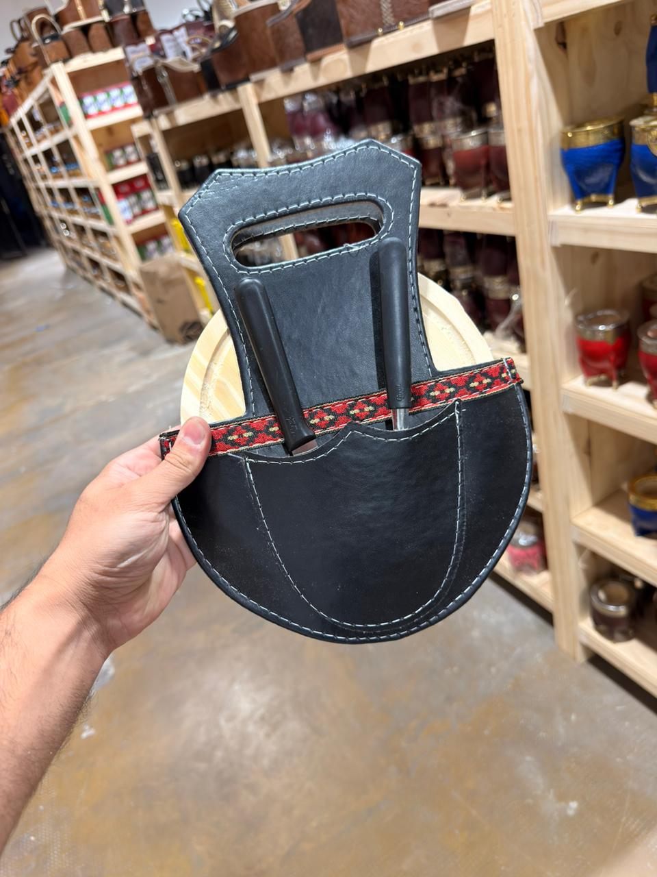 SET DE ASADO ABIERTO - PLATO CUCHILLO Y TENEDOR