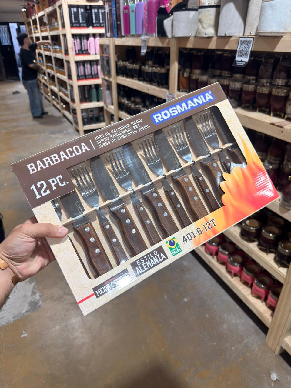 SET DE CUBIERTOS ASADO ESTILO ALEMANIA ROSMANIA - 12 PIEZAS