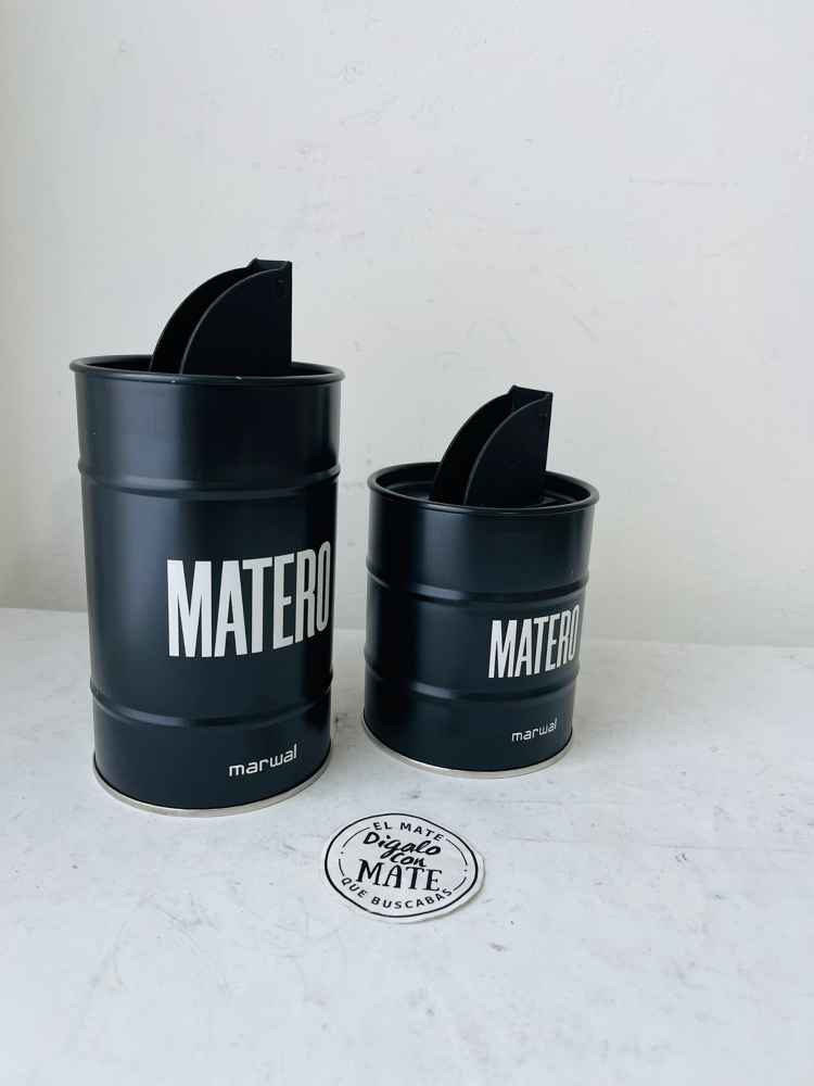 LATAS MATERO X2 YERBERO + AZUCARERO TODOS LOS COLORES