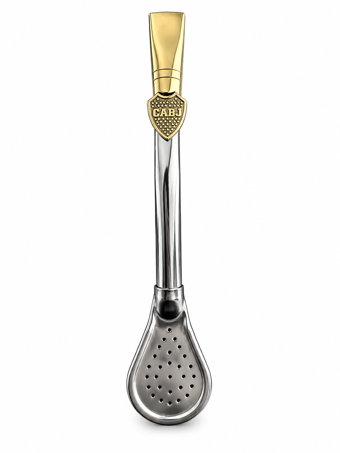 BOMBILLON BOCA DE ACERO Y BRONCE