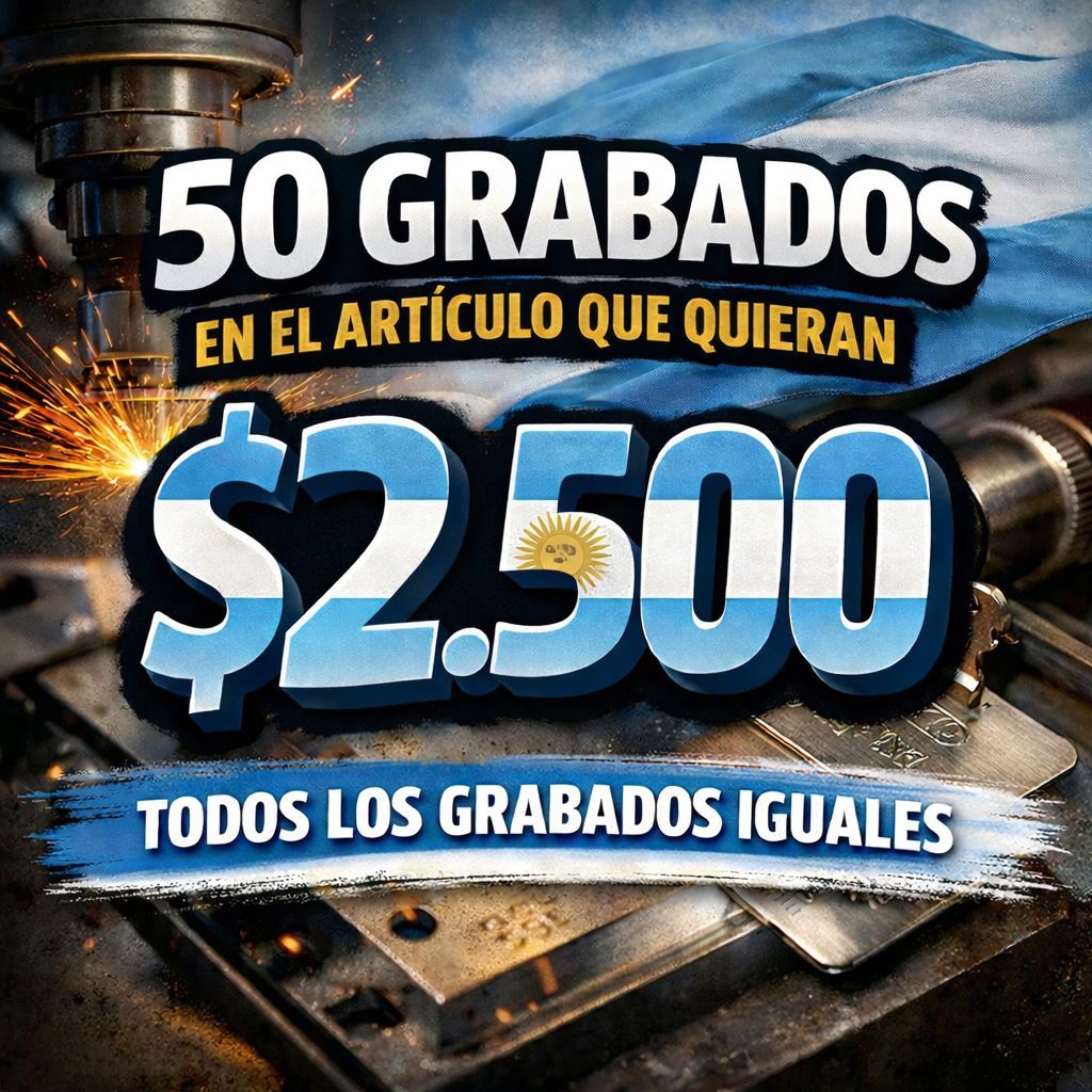 GRABADO EMPRESARIAL CON TU LOGO EN EL PRODUCTO QUE QUIERAN