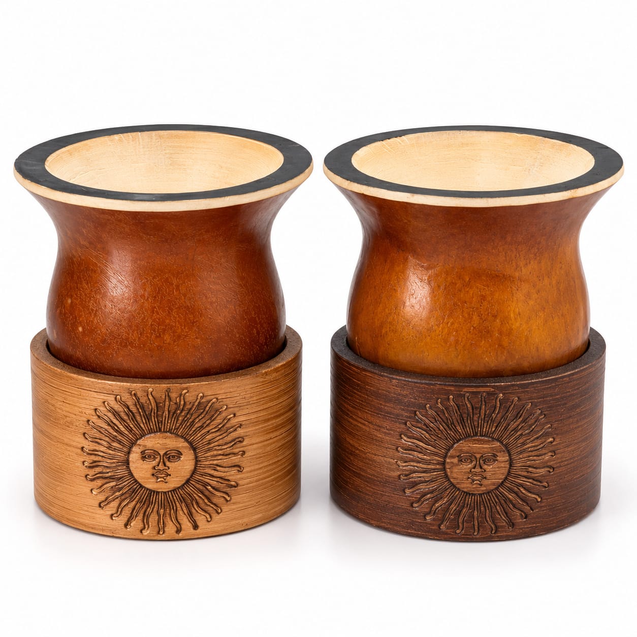 CAMIONERO CRIOLLO CON BASE DE CUERO AVEJENTADA - SOL DE MAYO