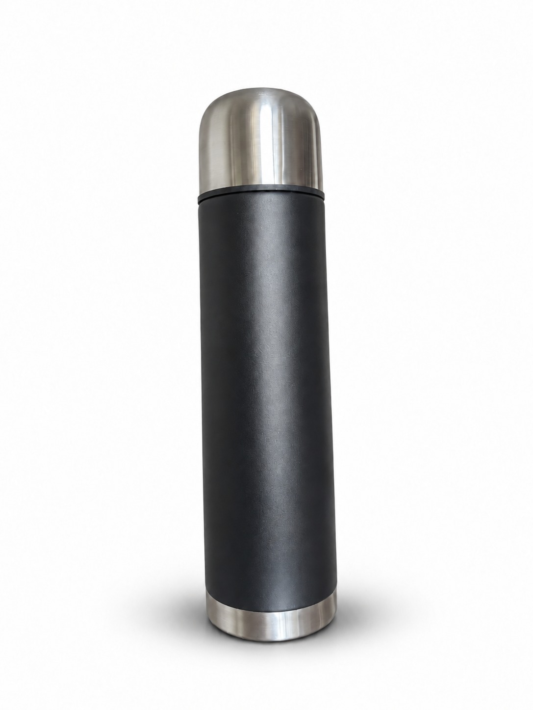 TERMO BALA COLOR NEGRO ACERO INOXIDABLE - 1 LITRO